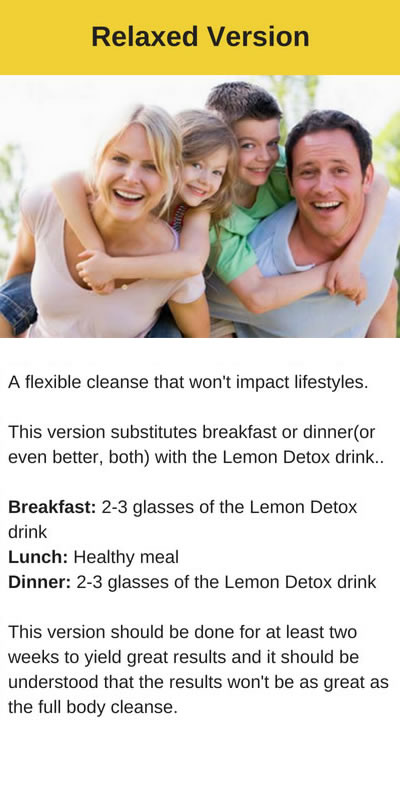 Lemon Detox Diet - Relaxed Version
