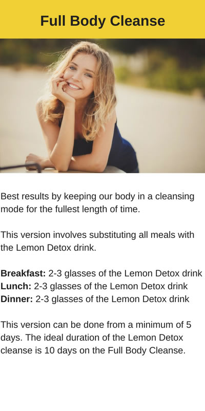 Lemon Detox Diet - Full Body Cleanse
